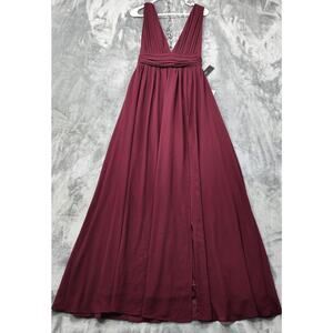 cumulonimbus clouds burgundy skater dress Lulus | Dresses | Lulus Womens Size Xs Crafted from our premium